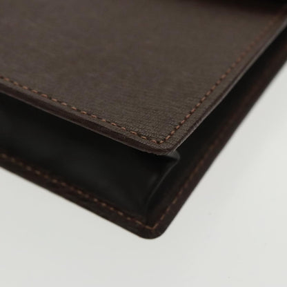 Burberry Vintage Pouch Leather, BROWN, LEATHER, Clutche & pouche