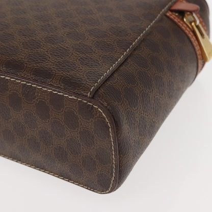 Celine Macadam Vanity Bag Canvas, BROWN, CANVAS, Handbag