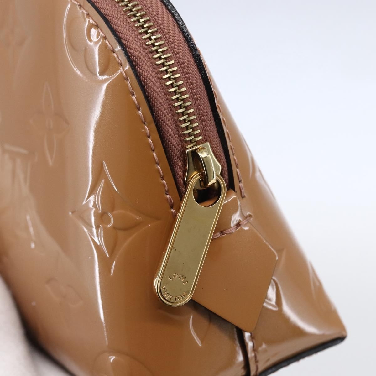 Louis Vuitton Cosmetic Pouch Monogram Vernis, BROWN, PATENT_LEATHER, Clutche & pouche