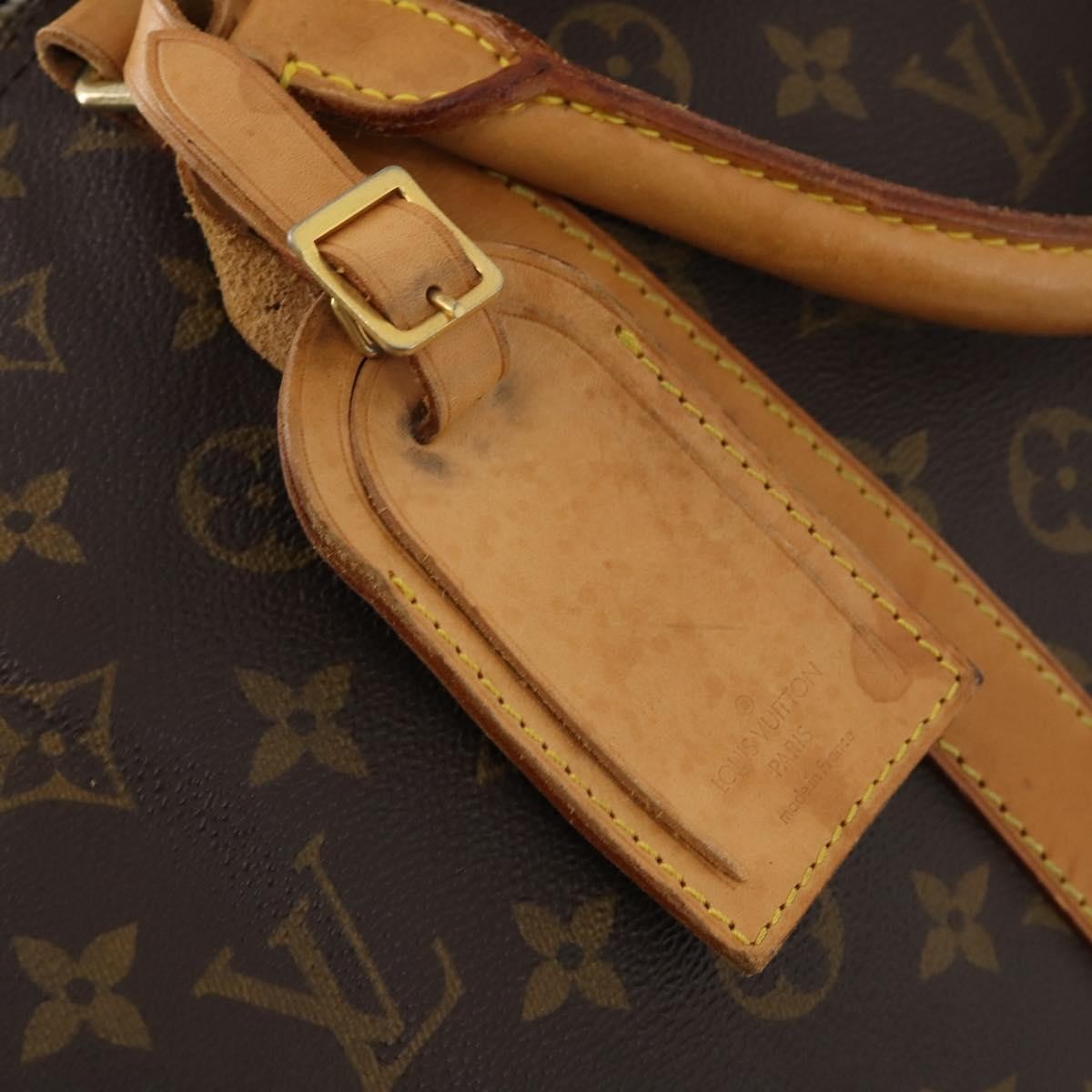 Louis Vuitton Keepall Bandouliere Bag Monogram Canvas, Brown, Canvas, Travel Bag