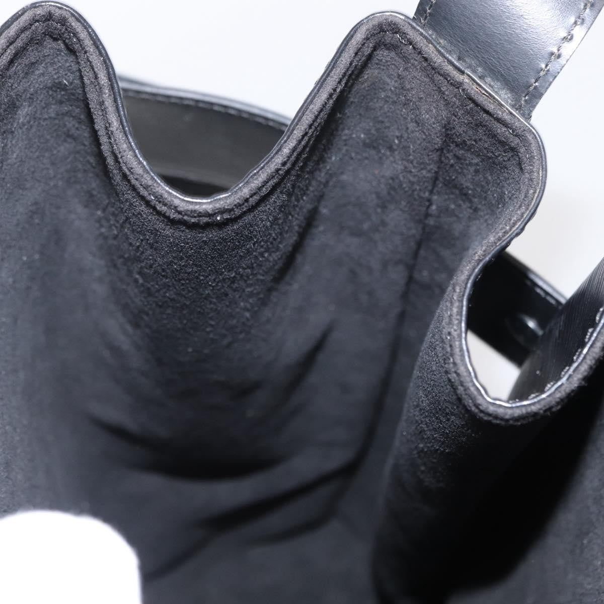 Louis Vuitton Vintage Sac d'Epaule Handbag Epi Leather, BLACK, LEATHER, Shoulder bag