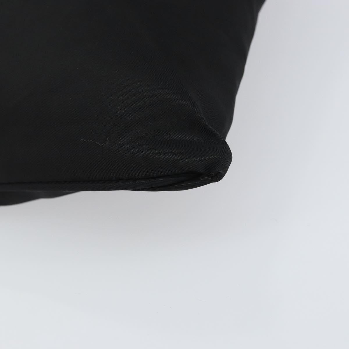 Prada Flat Messenger Bag Tessuto, BLACK, NYLON, Shoulder bag