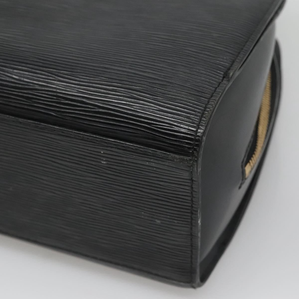 Louis Vuitton Pont Neuf Handbag Epi Leather, BLACK, LEATHER, Handbag