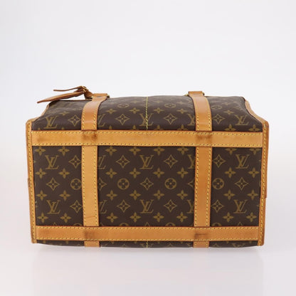 Louis Vuitton Dog Carrier Bag Monogram Canvas, BROWN, CANVAS, Travel bag