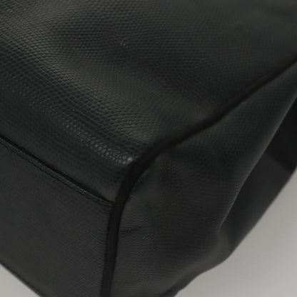 Salvatore Ferragamo Vintage Vara Bow Tote Lizard Embossed Leather, NAVY, LEATHER, Tote bag