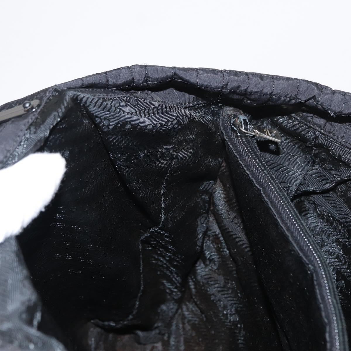 Prada Vintage Handbag Tessuto, BLACK, NYLON, Handbag