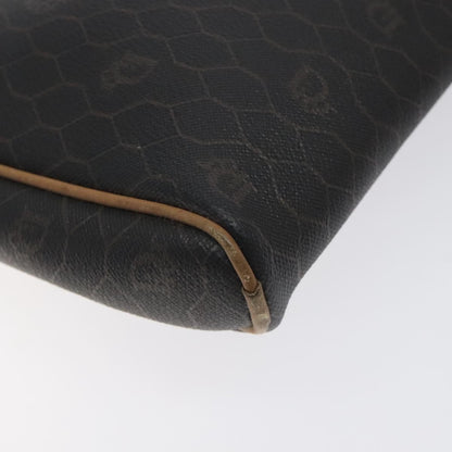 Christian Dior Vintage Honeycomb Shoulder Bag Canvas, BLACK, CANVAS, Shoulder bag