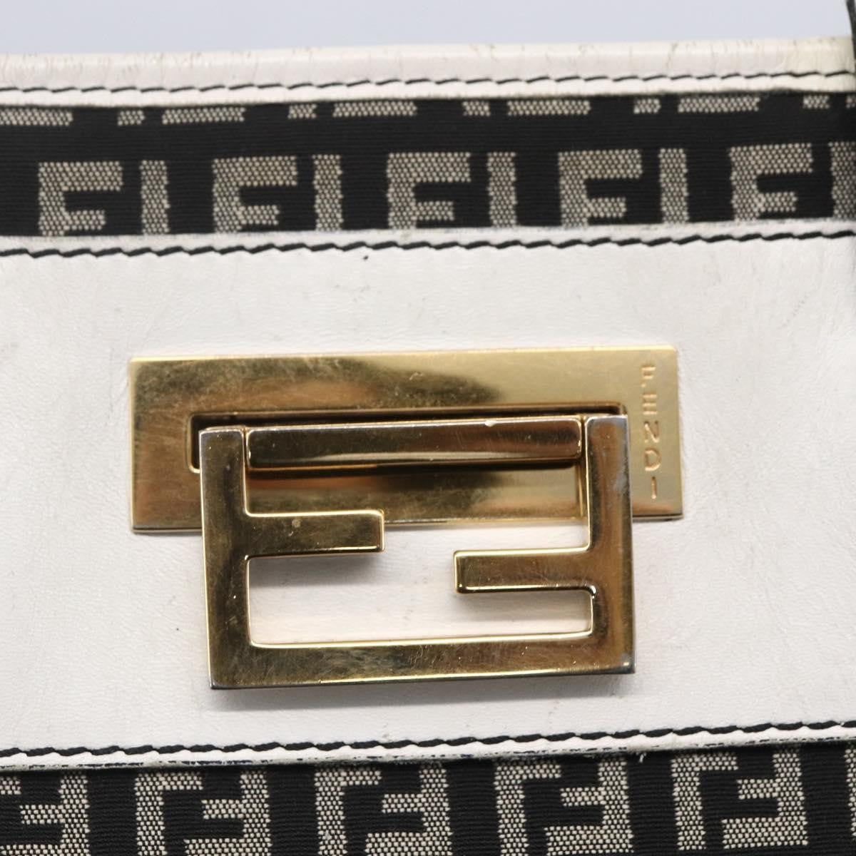 Fendi Zucca Tote bag Canvas, BLACK, CANVAS, Tote bag