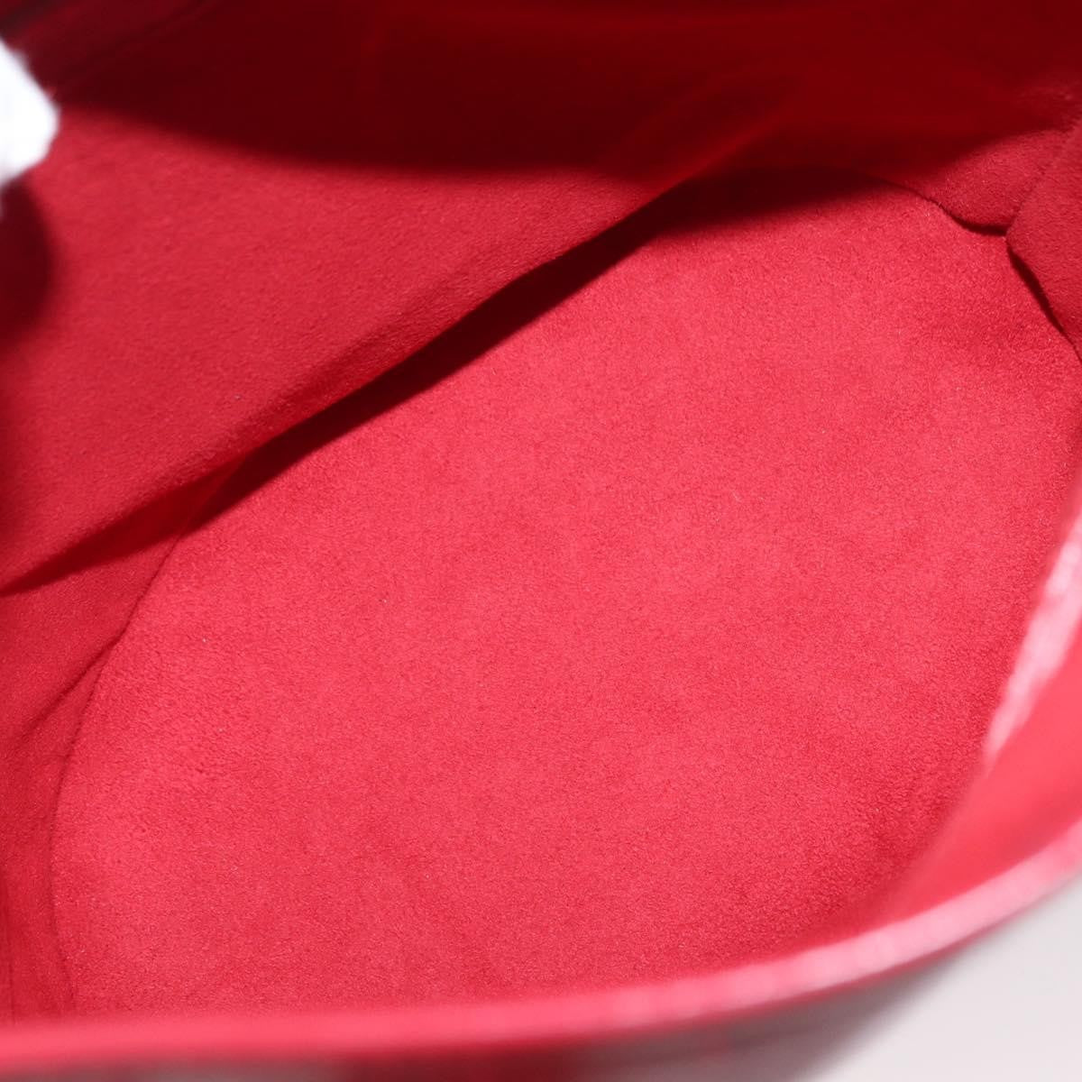 Louis Vuitton Bucket Bag Epi Leather, RED, LEATHER, Shoulder bag