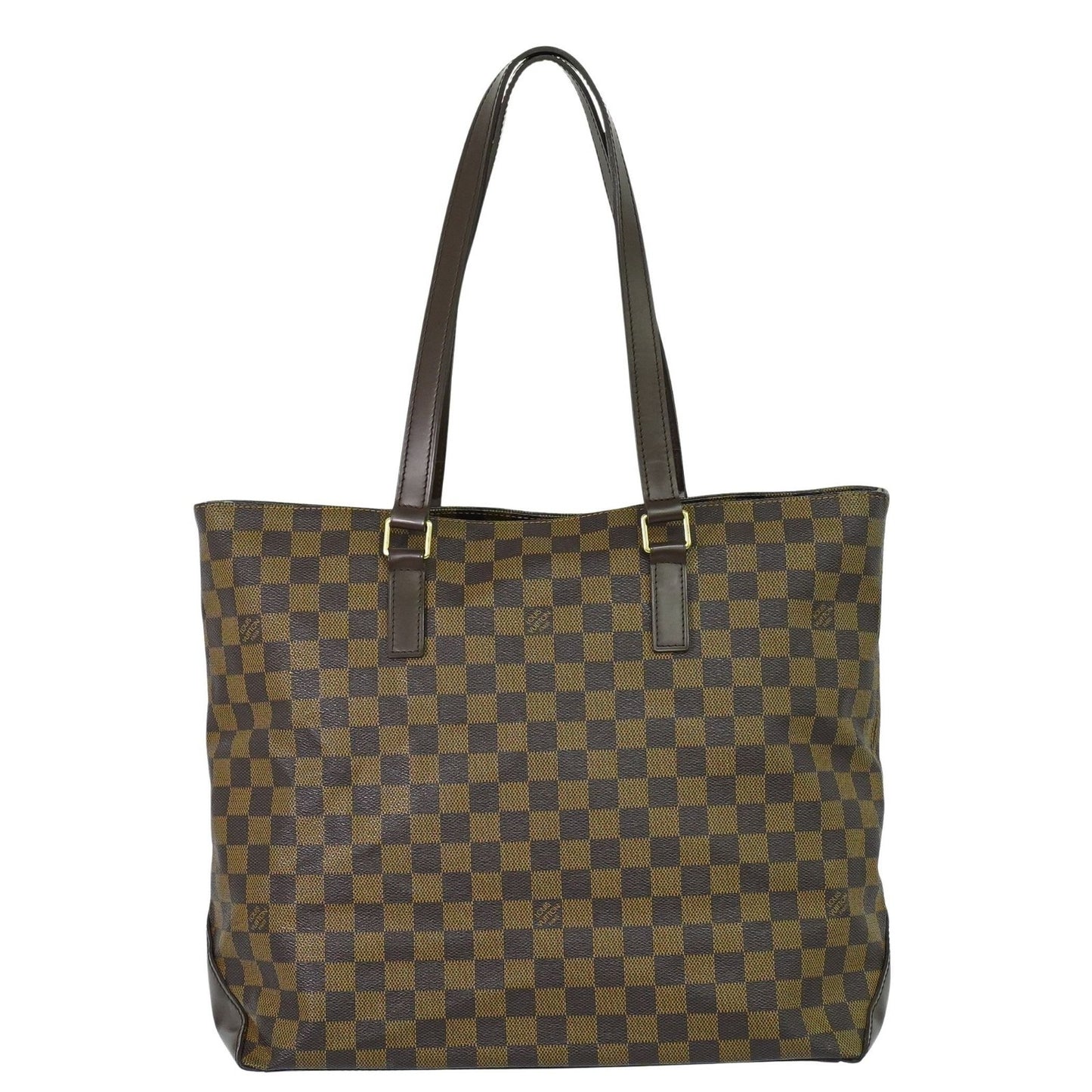 Louis Vuitton Cabas Mezzo Damier, BROWN, CANVAS, Tote bag
