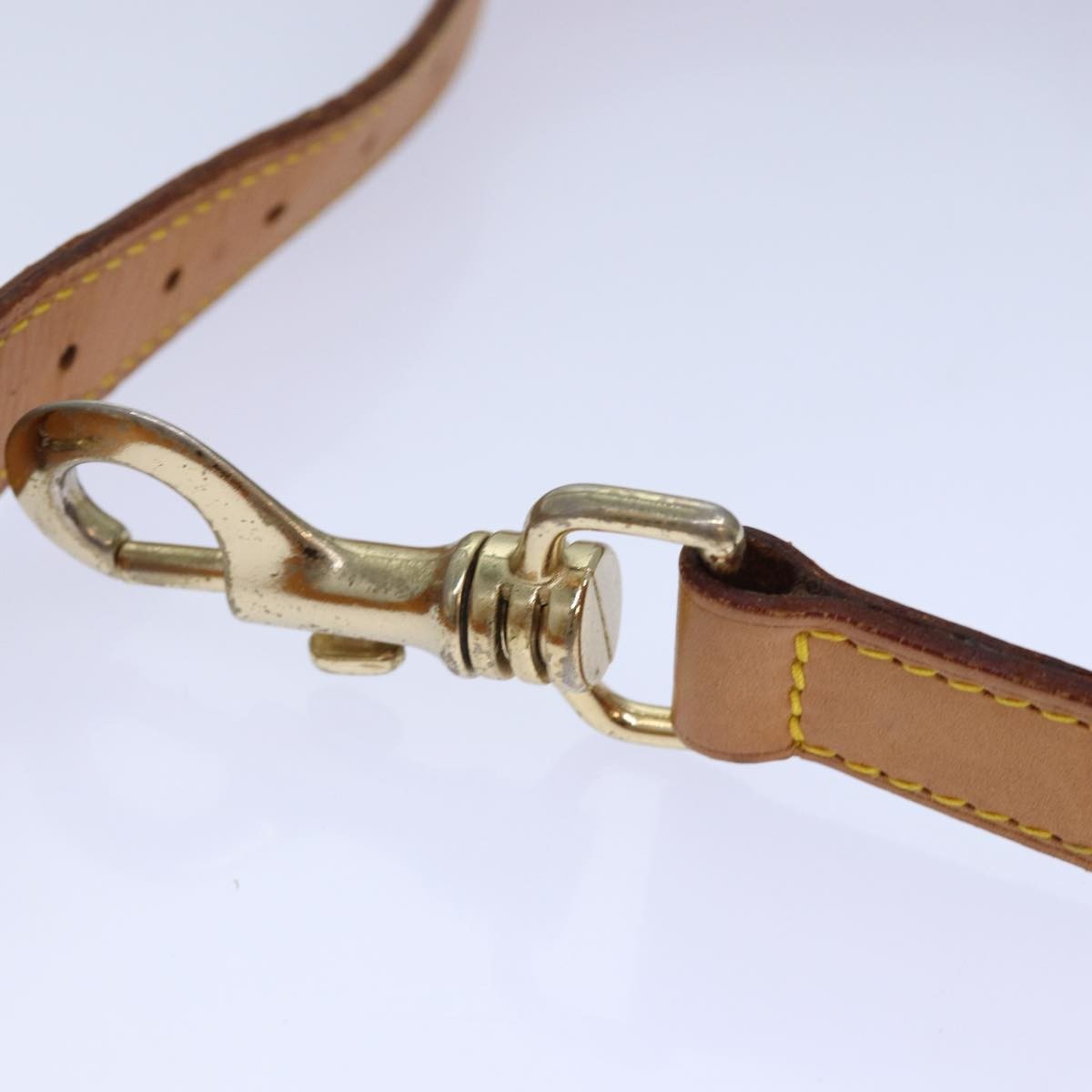 Louis Vuitton Adjustable Shoulder Strap Taiga Leather, BEIGE, LEATHER, Straps
