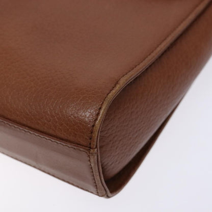 Burberry Flap Shoulder Bag Leather, BROWN, LEATHER, Shoulder bag