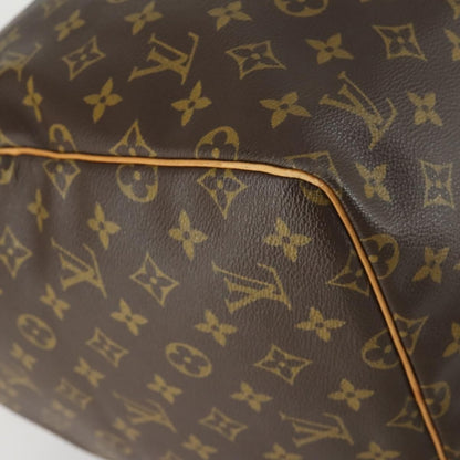 Louis Vuitton Keepall Bag Monogram Canvas, BROWN, CANVAS, Travel bag