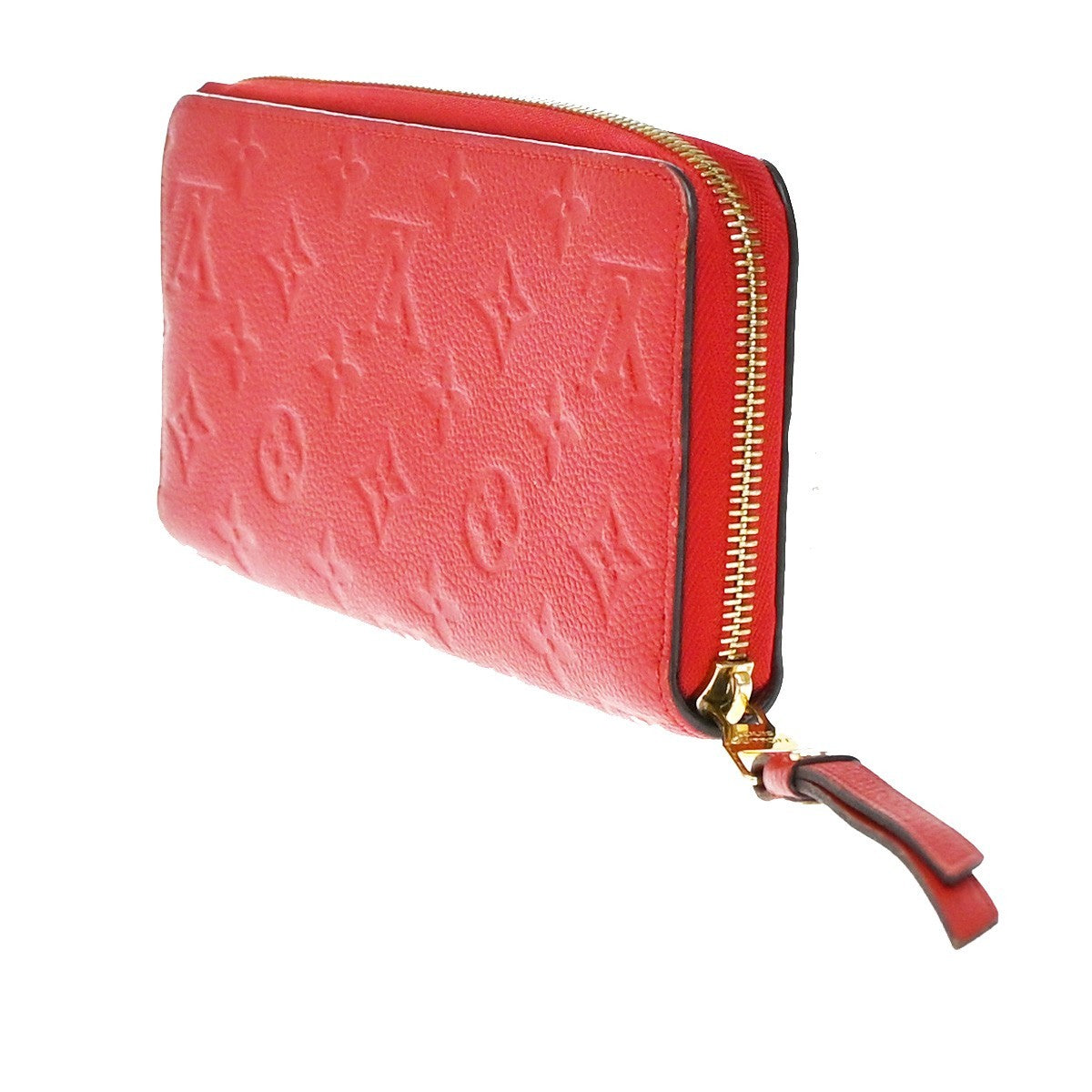 Louis Vuitton Portefeuille zippy Monogramme Empreinte Monogramme Empreinte, RED, LEATHER, Wallets