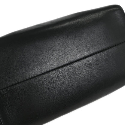 Loewe Anagram handbag Leather, BLACK, LEATHER, Handbag