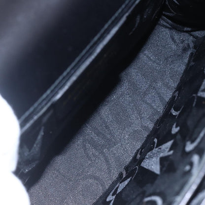 Salvatore Ferragamo Gancini handbag Leather, BLACK, LEATHER, Handbag