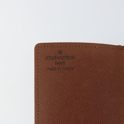 Louis Vuitton Porte Cartes Pression Card Case Monogram Canvas, BROWN, CANVAS, Card Holders