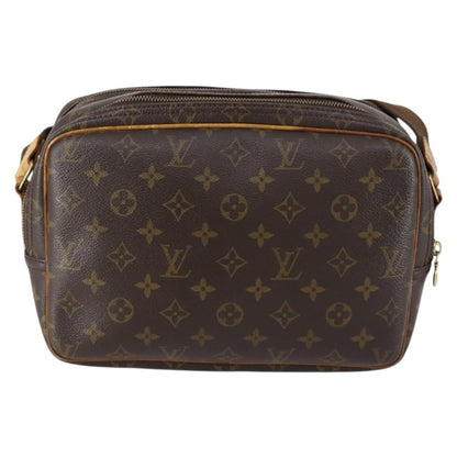Louis Vuitton Reporter Bag Monogram Canvas, BROWN, CANVAS, Shoulder bag