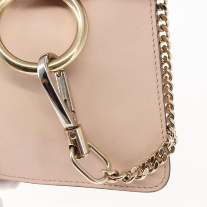 Chloe Faye Bracelet Crossbody Bag Leather and Suede, PINK, SUEDE, Crossbody bag