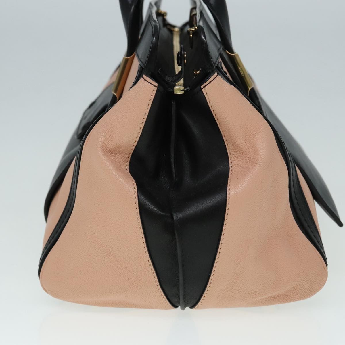 Chloe Alice Satchel Leather, PINK, LEATHER, Handbag