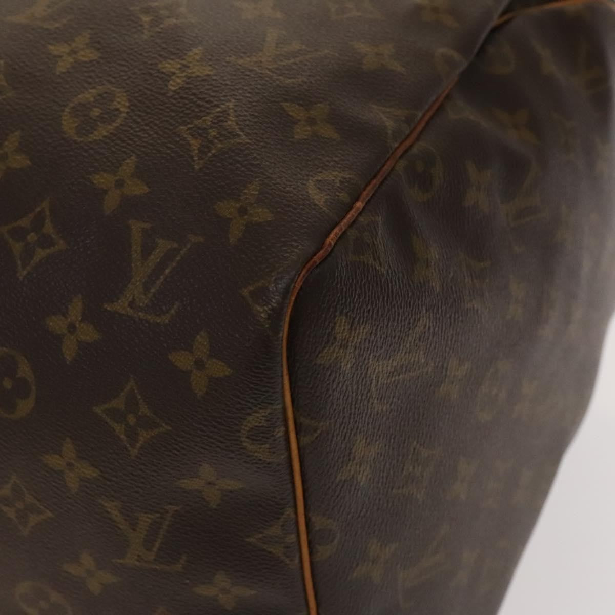 Louis Vuitton Keepall Bag Monogram Canvas, BROWN, CANVAS, Travel bag