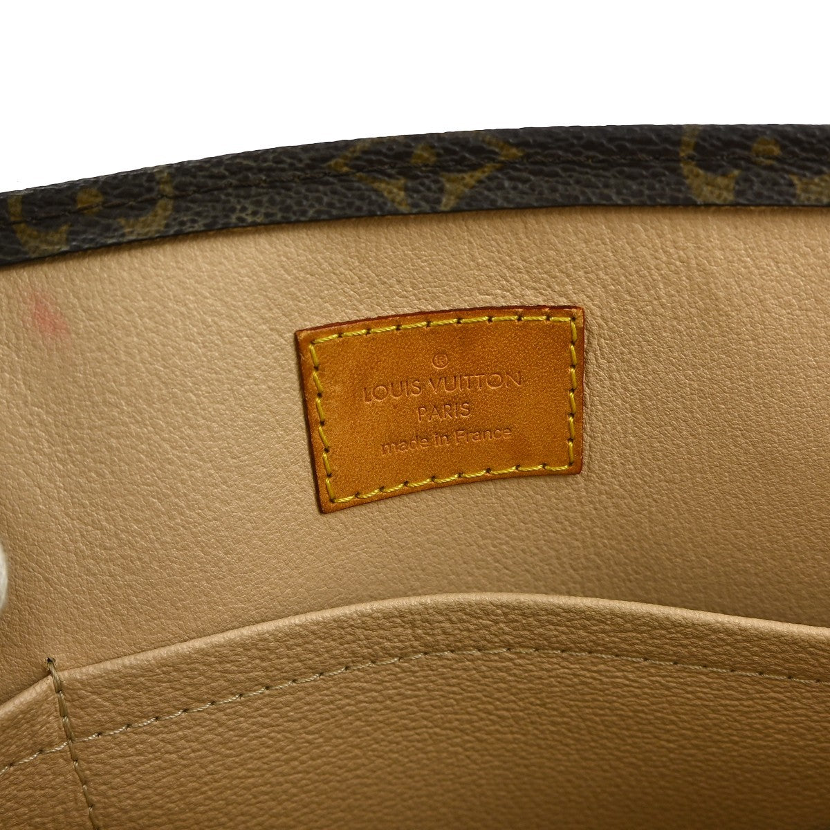 Louis Vuitton Sac Plat Bag Monogram Canvas, BROWN, CANVAS, Tote bag