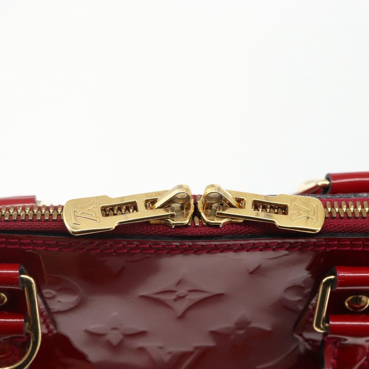 Louis Vuitton Alma Handbag Patent Leather, RED, PATENT_LEATHER, Handbag