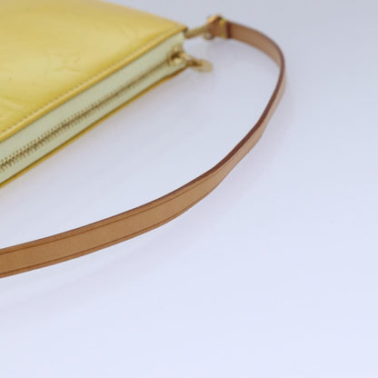 Louis Vuitton Lexington Pochette Monogram Vernis, YELLOW, PATENT_LEATHER, Clutche & pouche