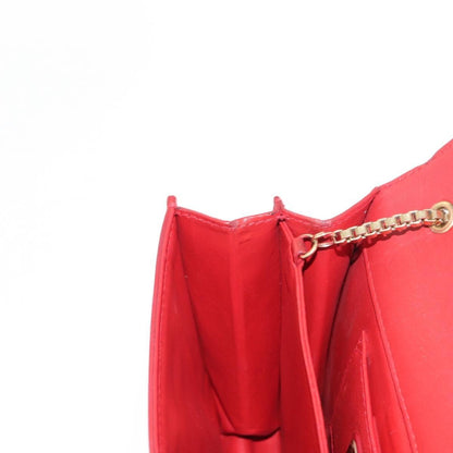 Salvatore Ferragamo Thalia Shoulder Bag Leather, RED, LEATHER, Shoulder bag