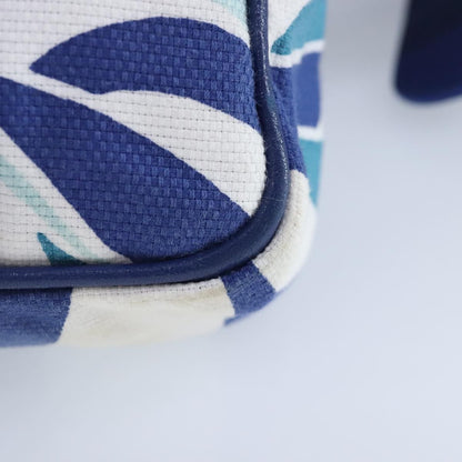 Bally Vintage Waist bag Leather and canvas, BLUE, CANVAS, Clutche & pouche