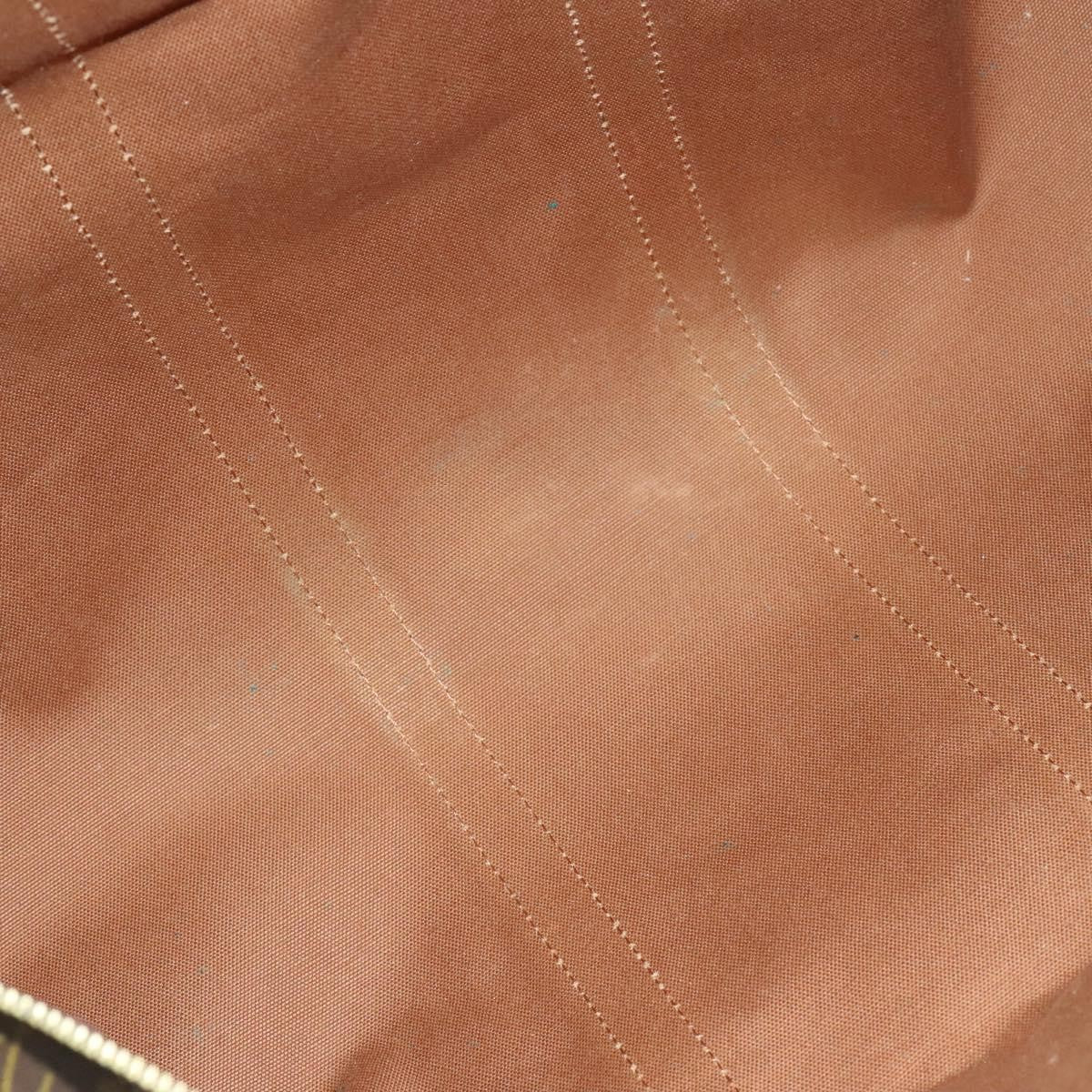 Louis Vuitton Keepall Bag Monogram Canvas, BROWN, CANVAS, Travel bag