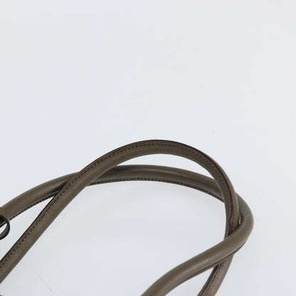 Prada Promenade Bag Saffiano Leather, BROWN, LEATHER, Handbag