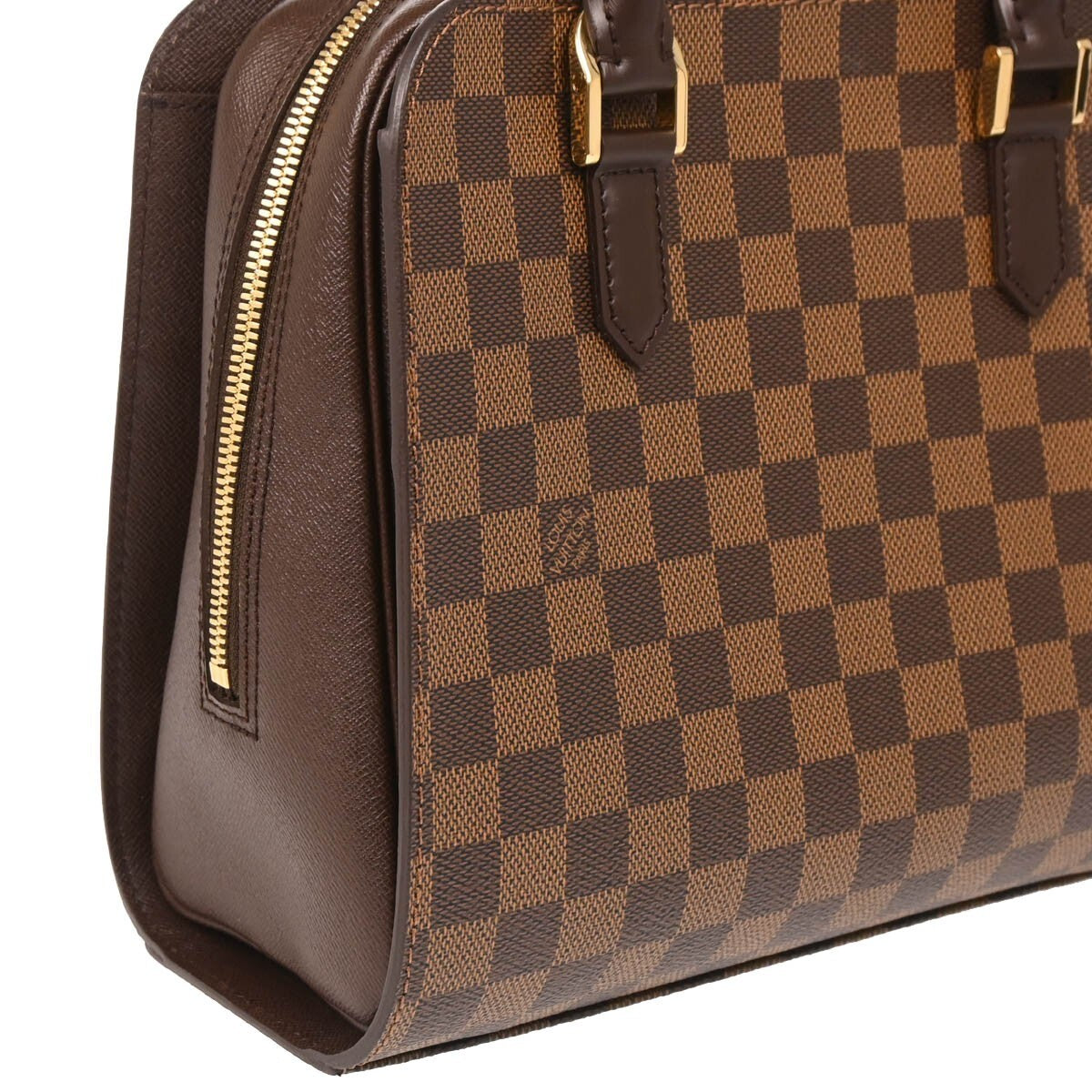 Louis Vuitton Triana Bag Damier, BROWN, CANVAS, Handbag