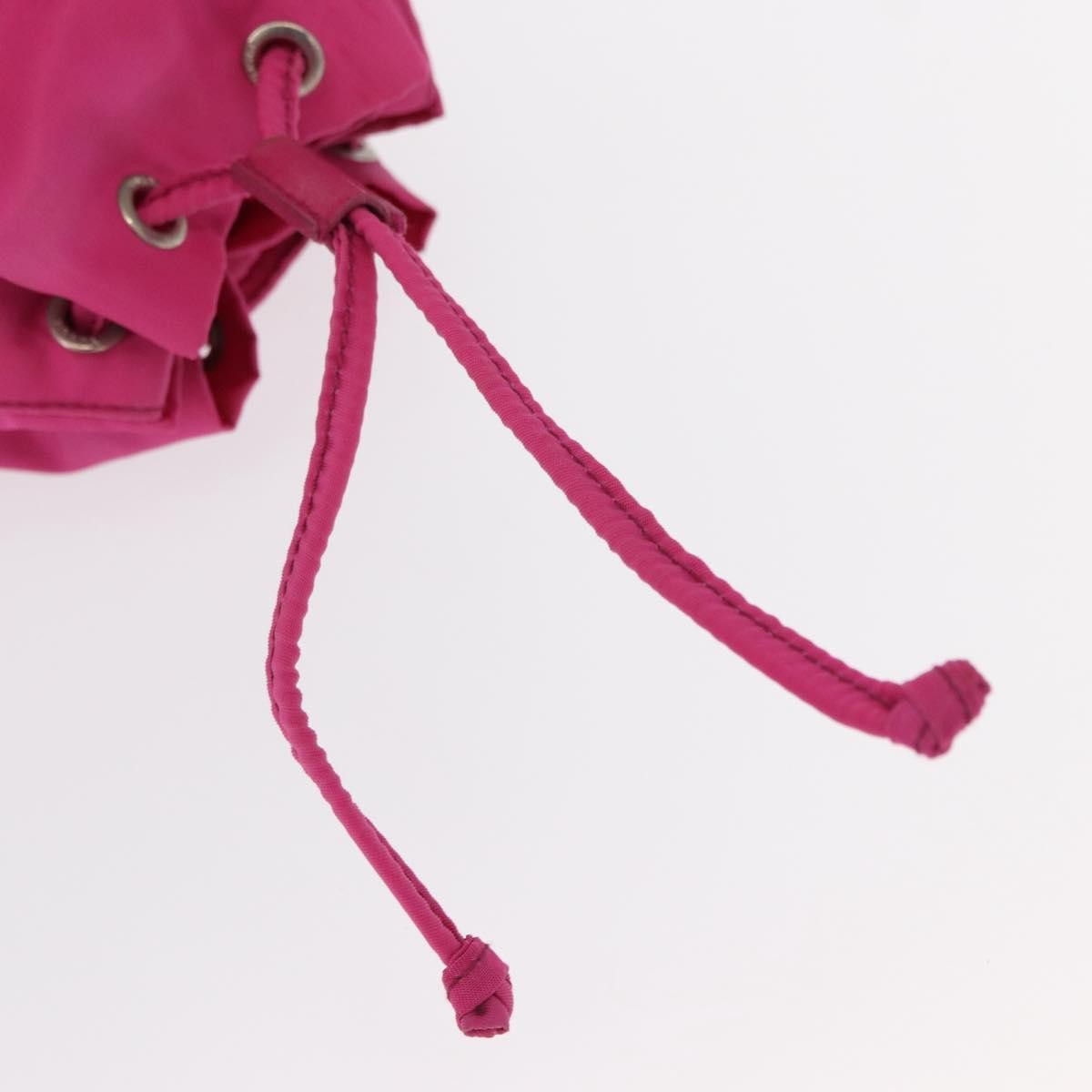 Prada Pochette Nylon, PINK, NYLON, Clutche & pouche