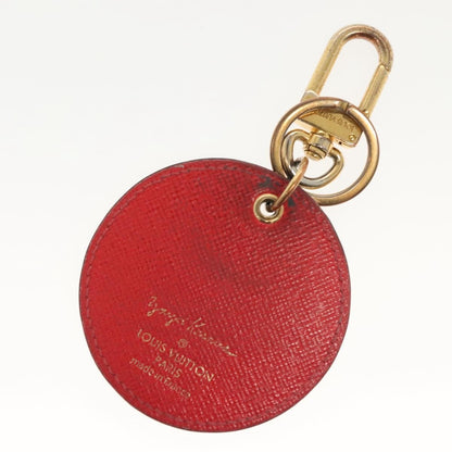 Louis Vuitton Pumpkin Bag Charm and Key Holder Yayoi Kusama Pumpkins Leather, BROWN, CANVAS, Charms and Keychains