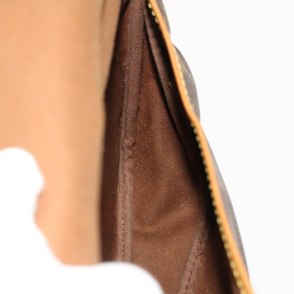 Louis Vuitton Saumur Handbag Monogram Canvas, BROWN, CANVAS, Shoulder bag