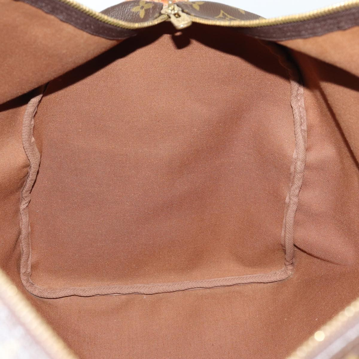 Louis Vuitton Keepall Bag Monogram Canvas, BROWN, CANVAS, Travel bag