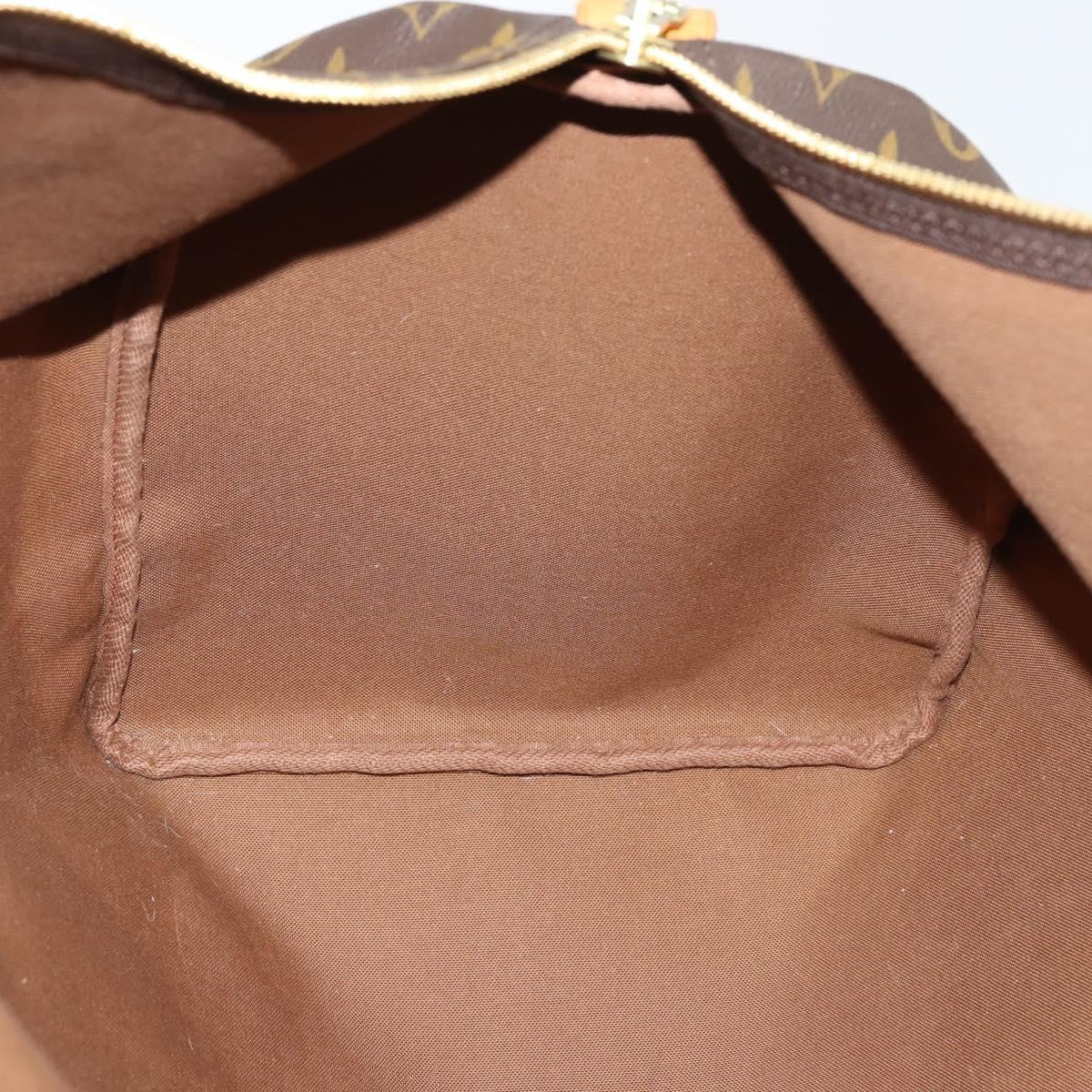 Louis Vuitton Keepall Bag Monogram Canvas, BROWN, CANVAS, Travel bag