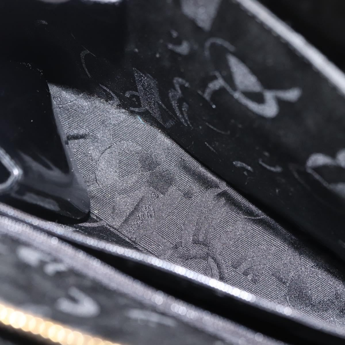 Salvatore Ferragamo Gancini Tote Patent leather, BLACK, PATENT_LEATHER, Tote bag