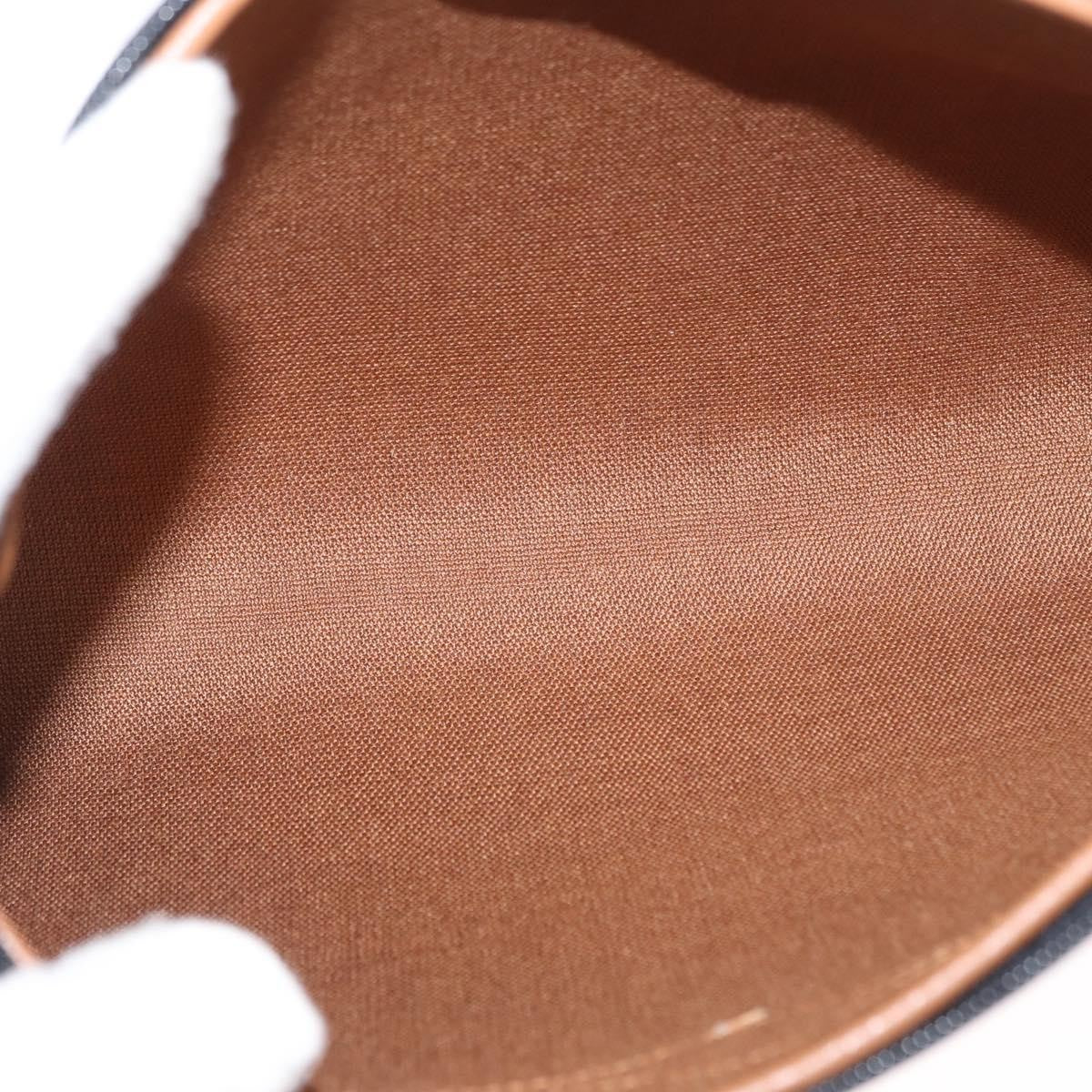 Christian Dior Vintage Honeycomb Zip Pouch Coated Canvas, BLACK, PVC, Clutche & pouche