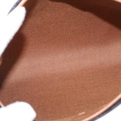 Christian Dior Vintage Honeycomb Zip Pouch Coated Canvas, BLACK, PVC, Clutche & pouche