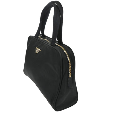 Prada Vintage Handbag Tessuto, BLACK, NYLON, Handbag