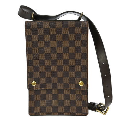 Louis Vuitton Portobello Messenger Damier, BROWN, CANVAS, Shoulder bag
