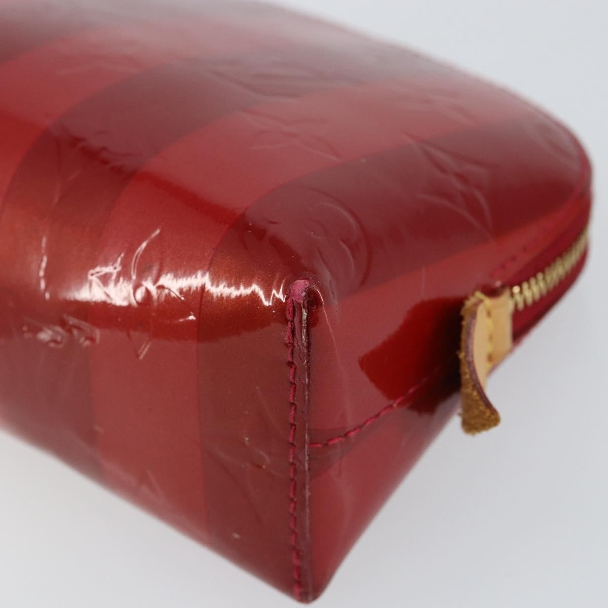 Louis Vuitton Cosmetic Pouch Electric Epi Leather, RED, PATENT_LEATHER, Toiletry Case