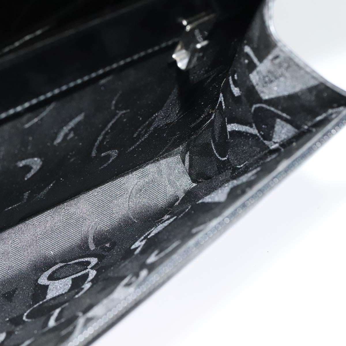 Salvatore Ferragamo Gancini handbag Patent leather, BLACK, PATENT_LEATHER, Handbag