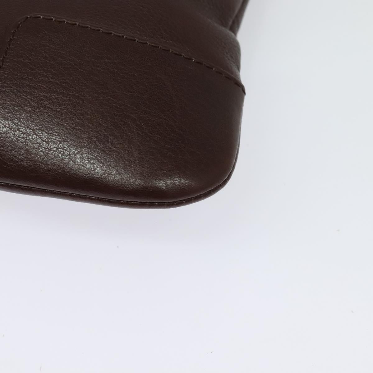 Loewe Anagram Shoulder Bag Leather, BROWN, LEATHER, Shoulder bag