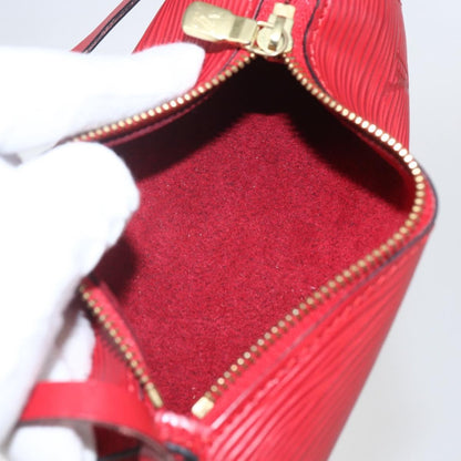 Louis Vuitton Soufflot Pochette Epi Leather, RED, LEATHER, Clutche & pouche