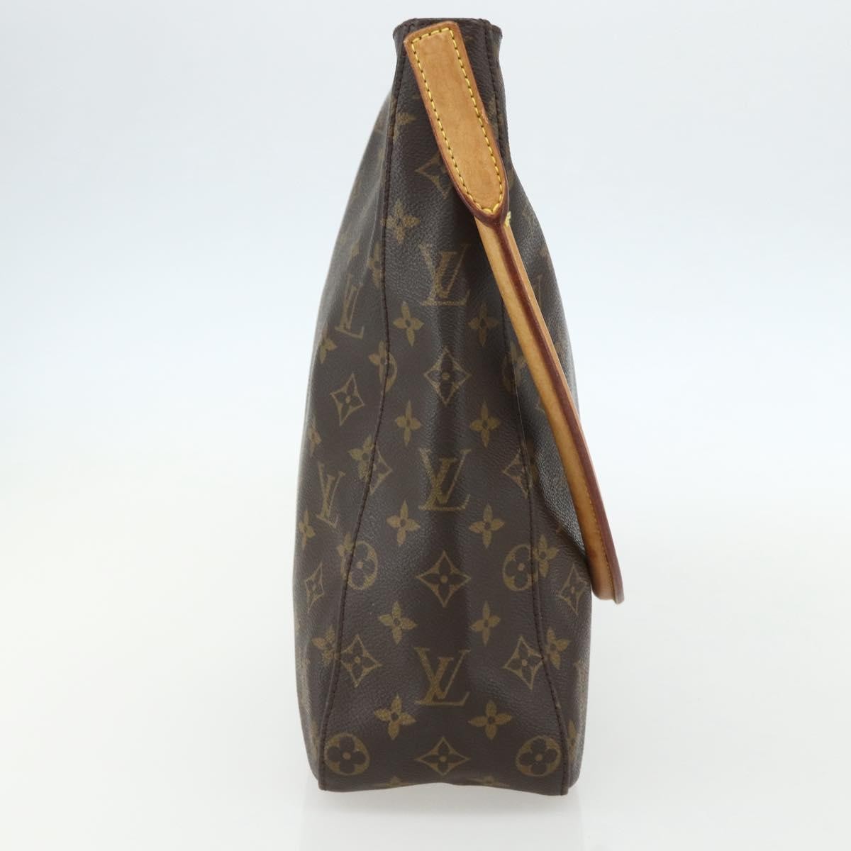 Louis Vuitton Looping Handbag Monogram Canvas, BROWN, CANVAS, Shoulder bag