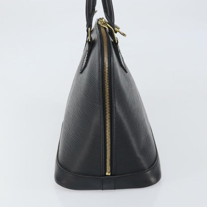 Louis Vuitton Alma Handbag Epi Leather, BLACK, LEATHER, Handbag