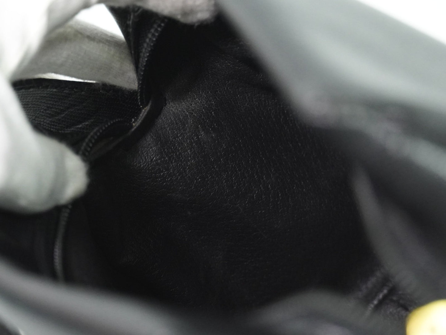 Celine Shoulder Bag Leather, BLACK, LEATHER, Shoulder bag